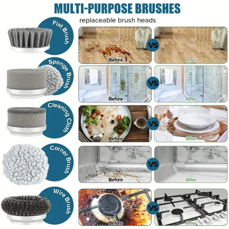Dulzeo Spin Scrubber Cordless Power Cleaning Brush
